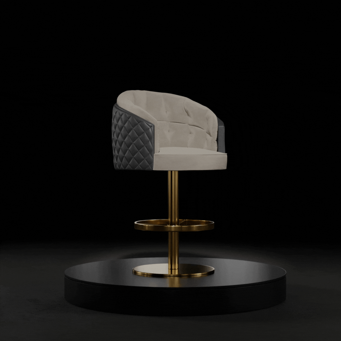 Otto Swivel Bar Chair